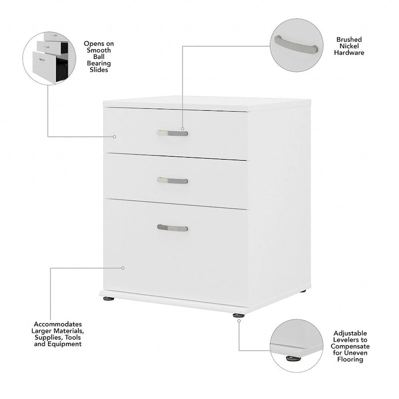 Meuble de rangement universel avec tiroirs par Bush Business Furniture