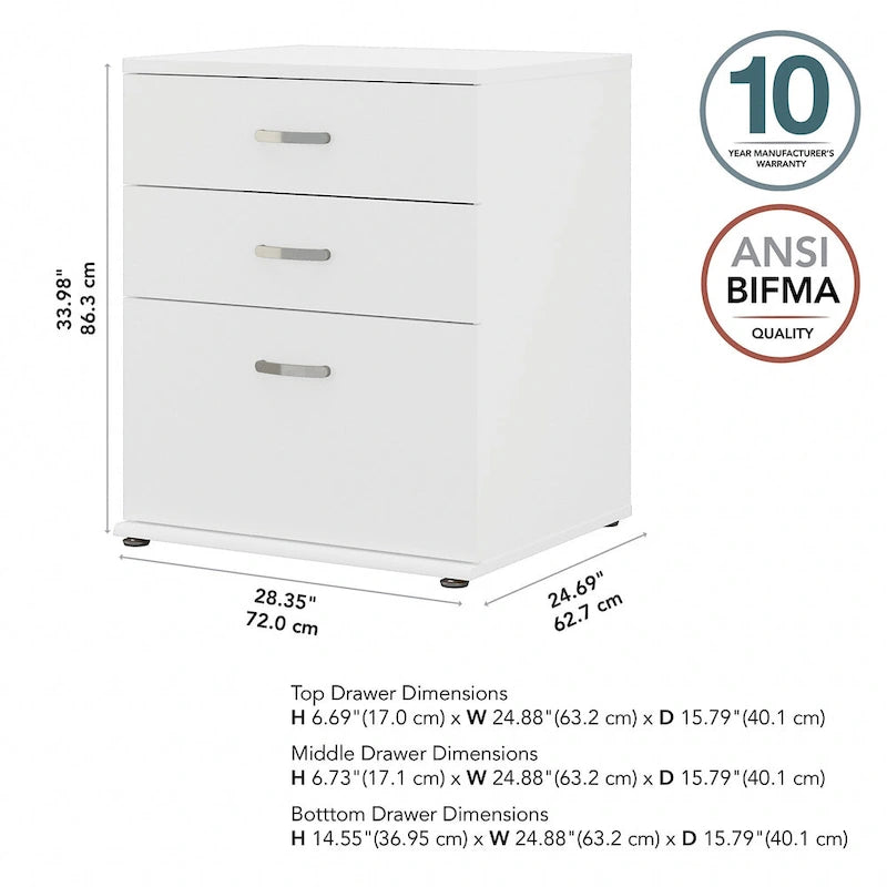 Meuble de rangement universel avec tiroirs par Bush Business Furniture