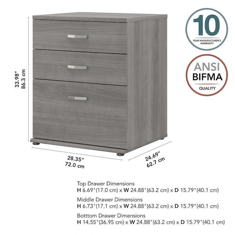 Meuble de rangement universel avec tiroirs par Bush Business Furniture