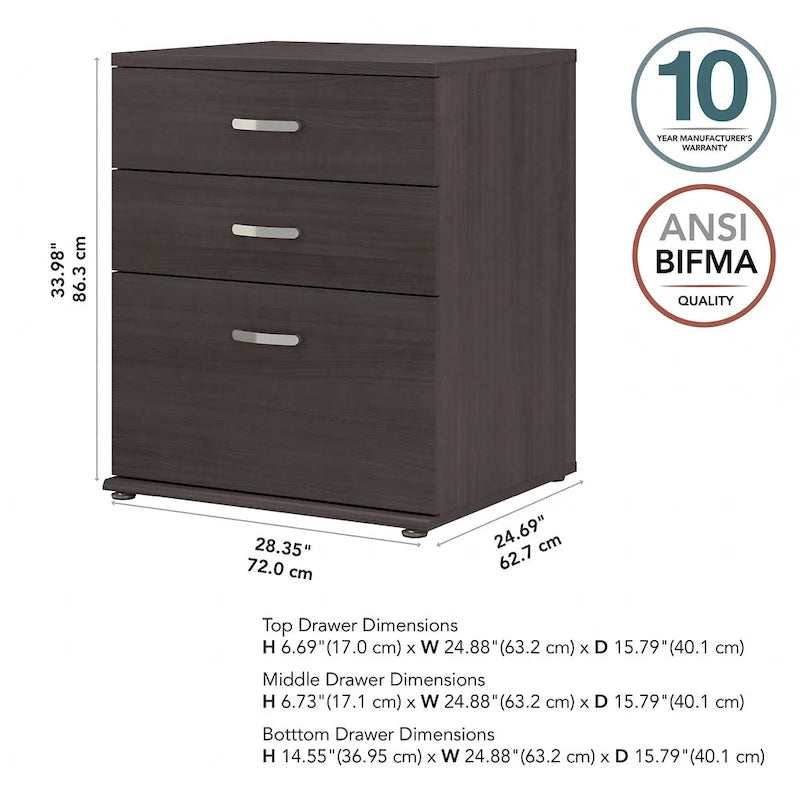 Meuble de rangement universel avec tiroirs par Bush Business Furniture