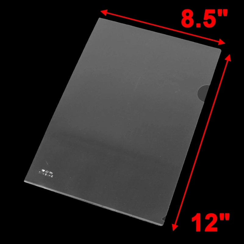 Chemises porte-documents portables en plastique transparent A4 — Lot de 20
