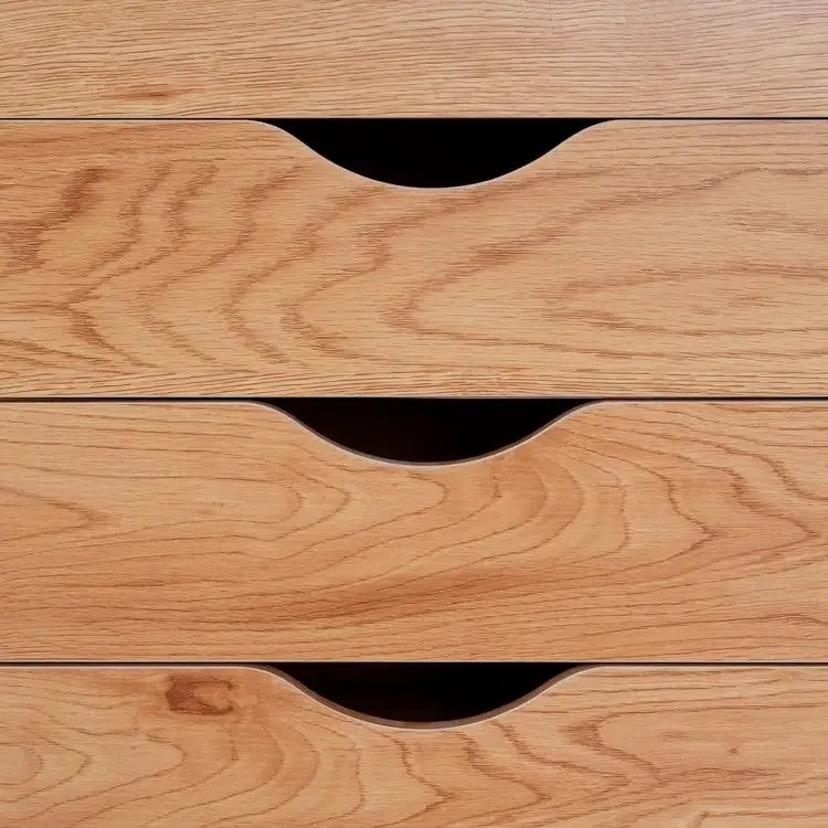 Meuble de classement mobile en bois à 7 tiroirs avec roulettes fluides