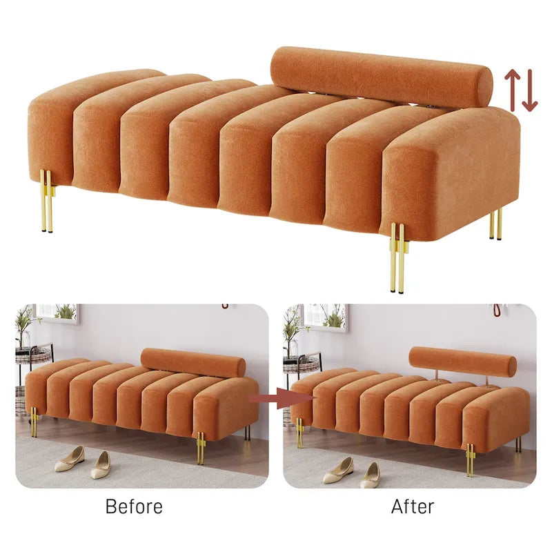 Meuble vintage crème en bois avec 2 tiroirs, double porte et poignées en métal