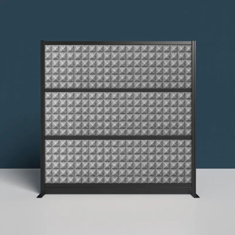 Système de cloisons modulaires avec panneaux insonorisants — 178 cm (L) × 178 cm (H)