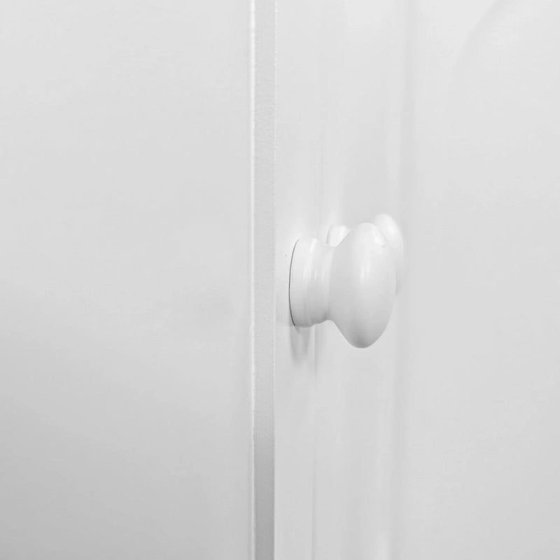 Buffet bas 4 portes Intaglio contemporain avec étagère réglable