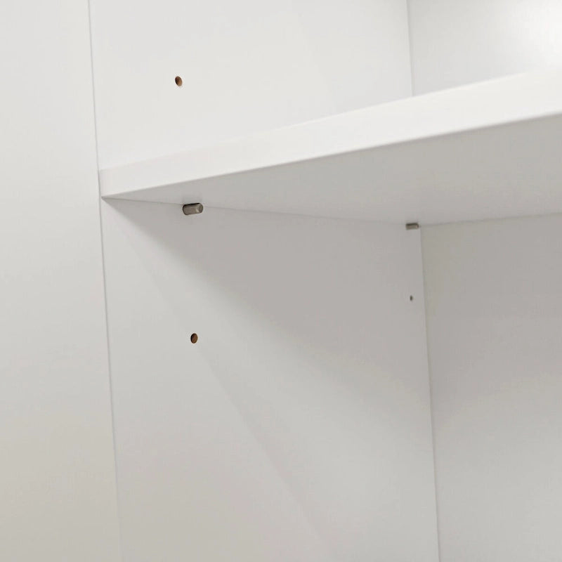 Buffet bas 4 portes Intaglio contemporain avec étagère réglable