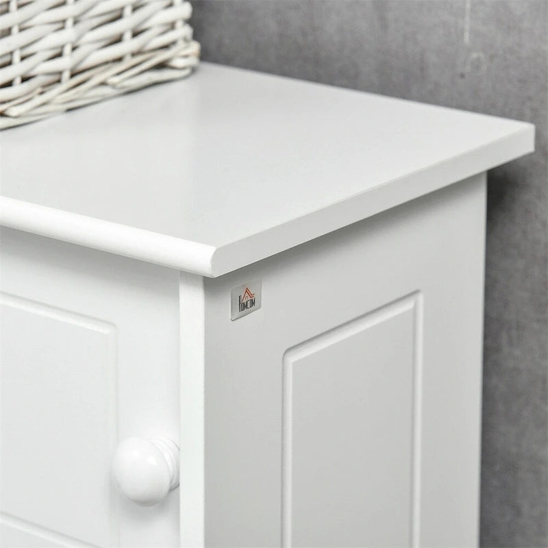Meuble de rangement de salle de bain autoportant au-dessus des toilettes avec portes coulissantes